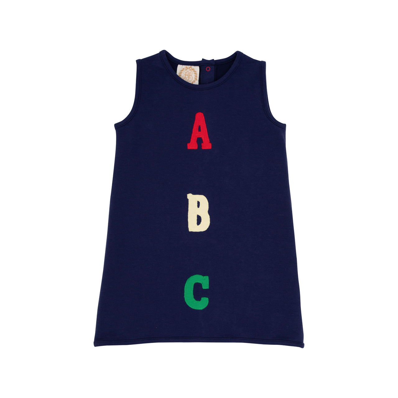 Annie Apron Dress | ABC- Nantucket Navy with Richmond Red