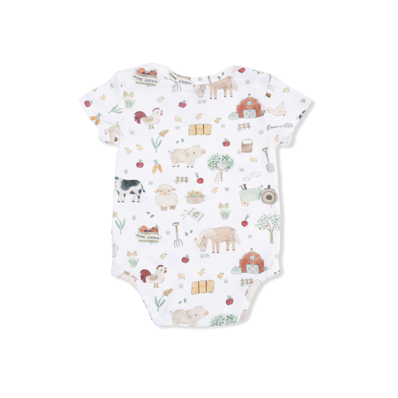 Short Sleeve Bodysuit | Cute Farm Animals