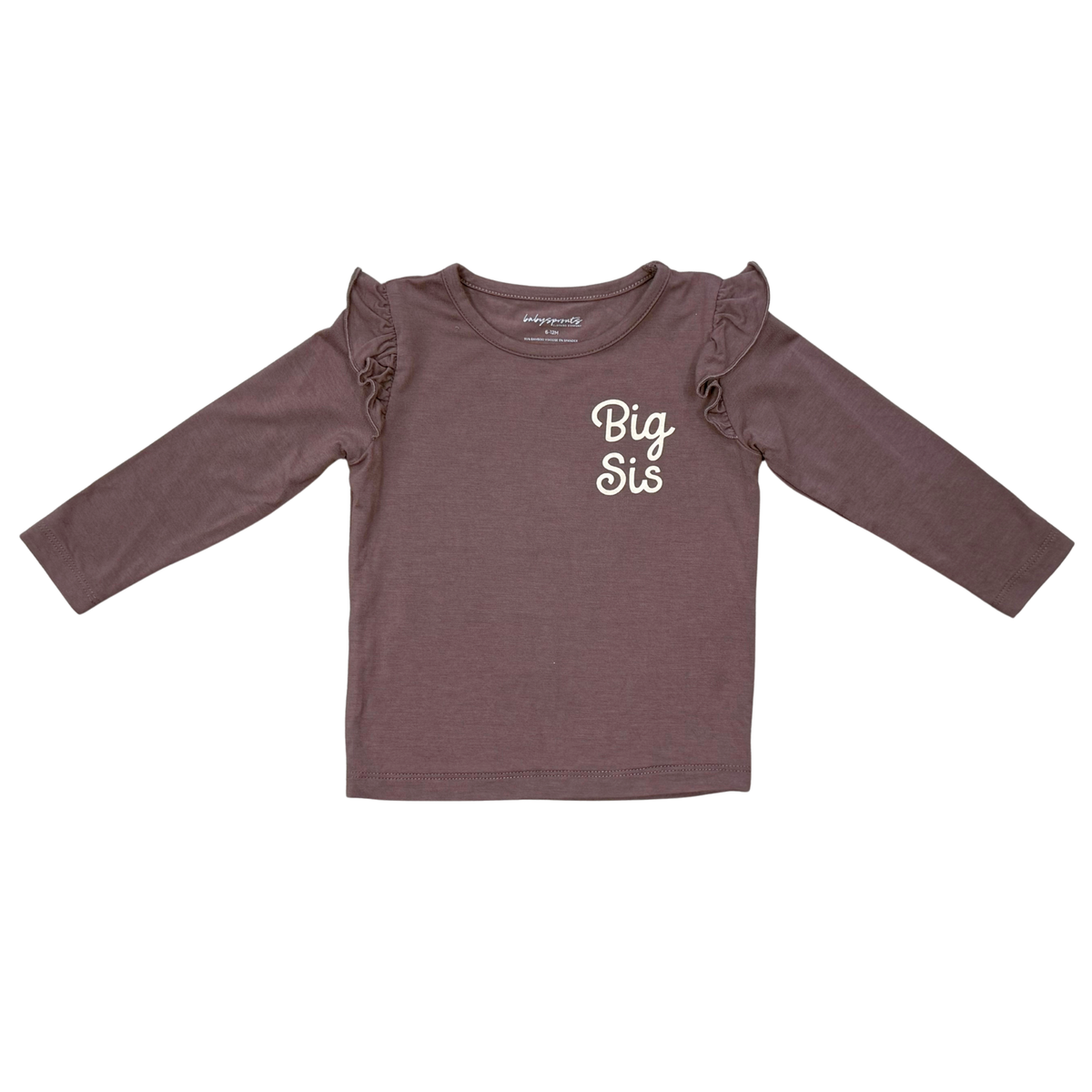 Girl's Long Sleeve Ruffle Top | Big Sis