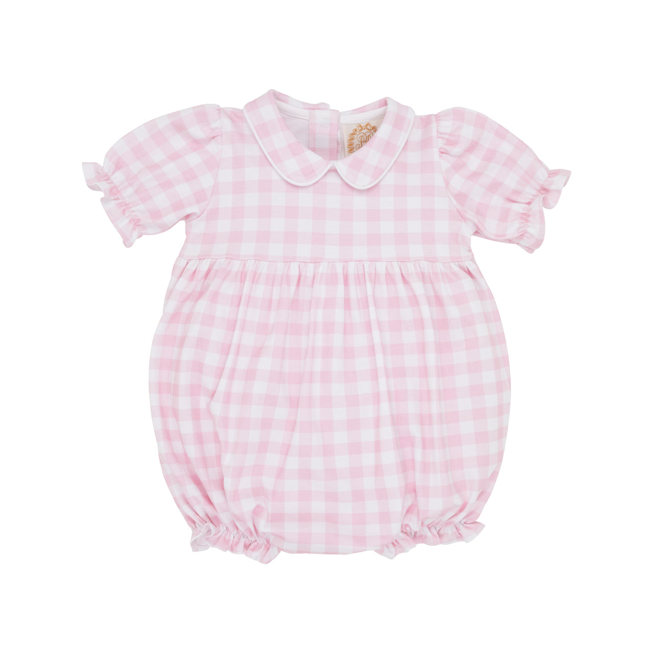 Britt Bubble | Palm Beach Pink Gingham With Worth Avenue White