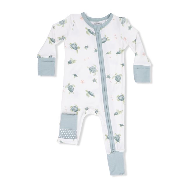 Convertible Zip Romper | Sea Turtles