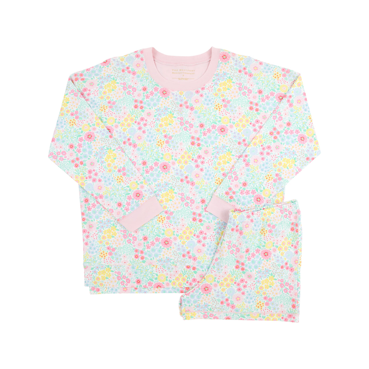 Callahan Cabernet Short Set (Women's) Merry Little Meadow with Palm Beach Pink