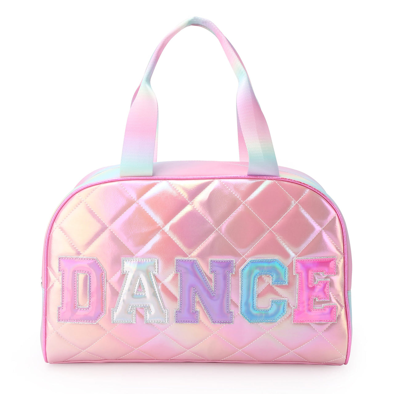 Dance Quilted Metallic Medium Duffle Bag