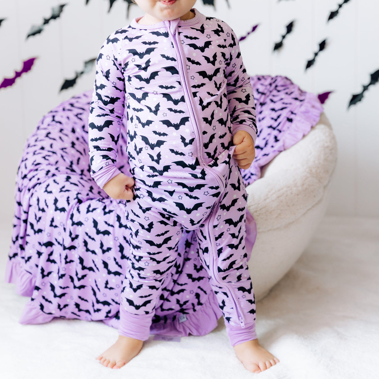 Starry Bats Dream Romper