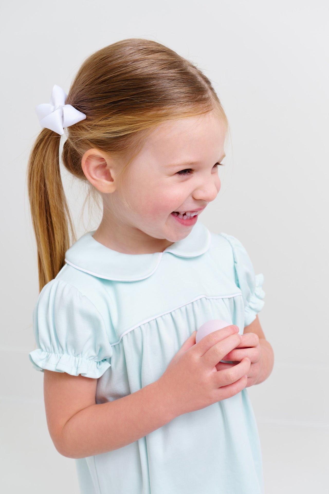 Holly Day Dress Sea Island Seafoam with Worth Avenue White ** FINAL SALE **