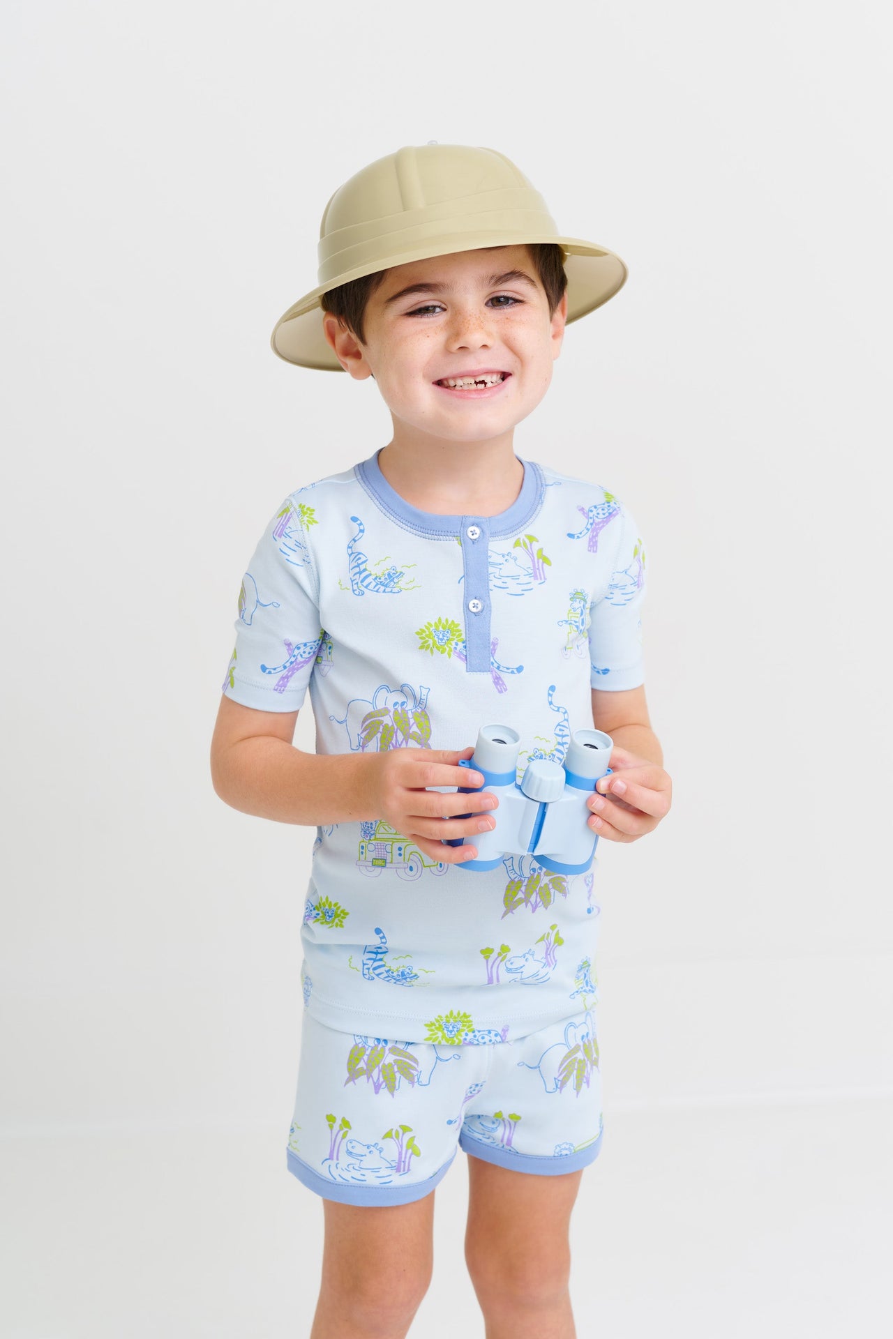 Sutton's Short Set | Miller's Silly Safari with Park City Periwinkle