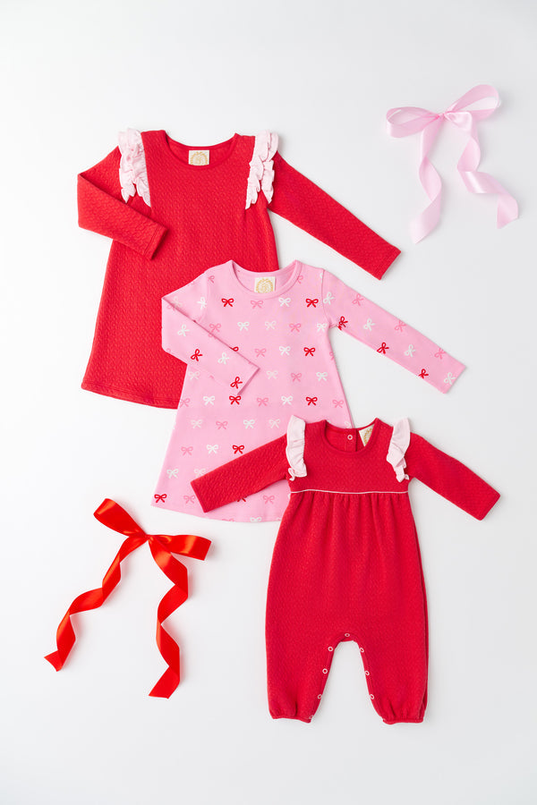 Long Sleeve Polly Play Dress | Bitty Bows
