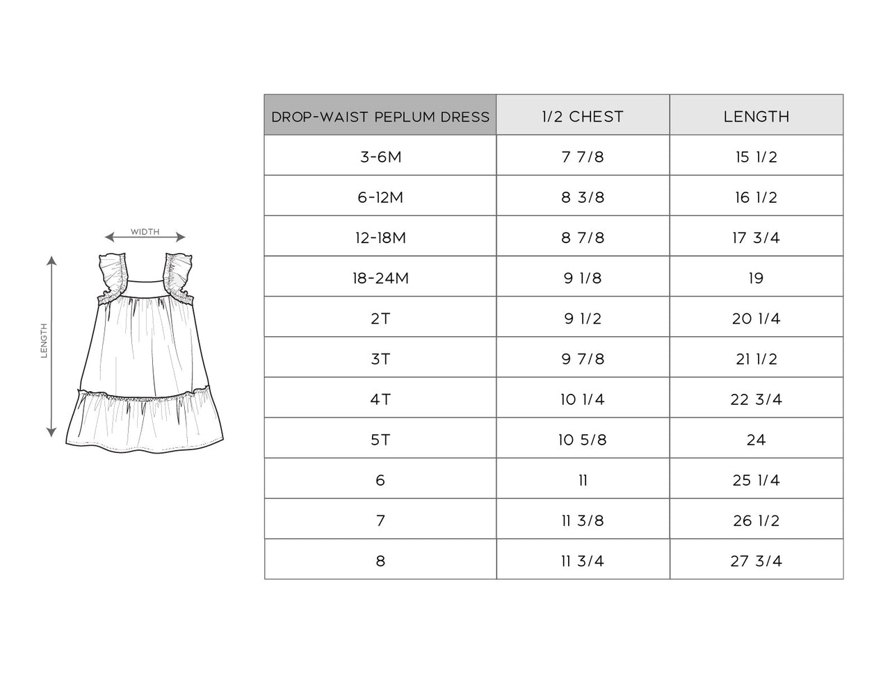 Girl's Drop-Waist Peplum Dress | Summer Green