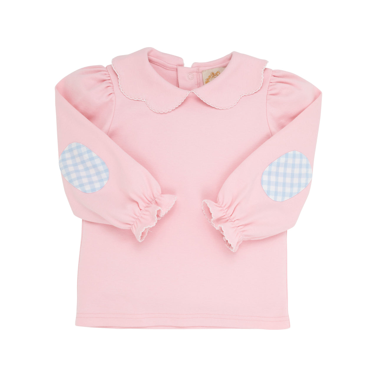 Emma's Elbow Patch Top | Palm Beach Pink/Beale Street Blue Gingham