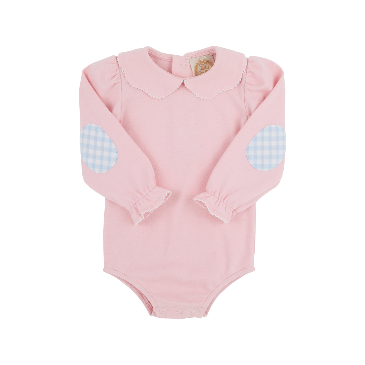 Emma's Elbow Patch Top | Palm Beach Pink/Beale Street Blue Gingham