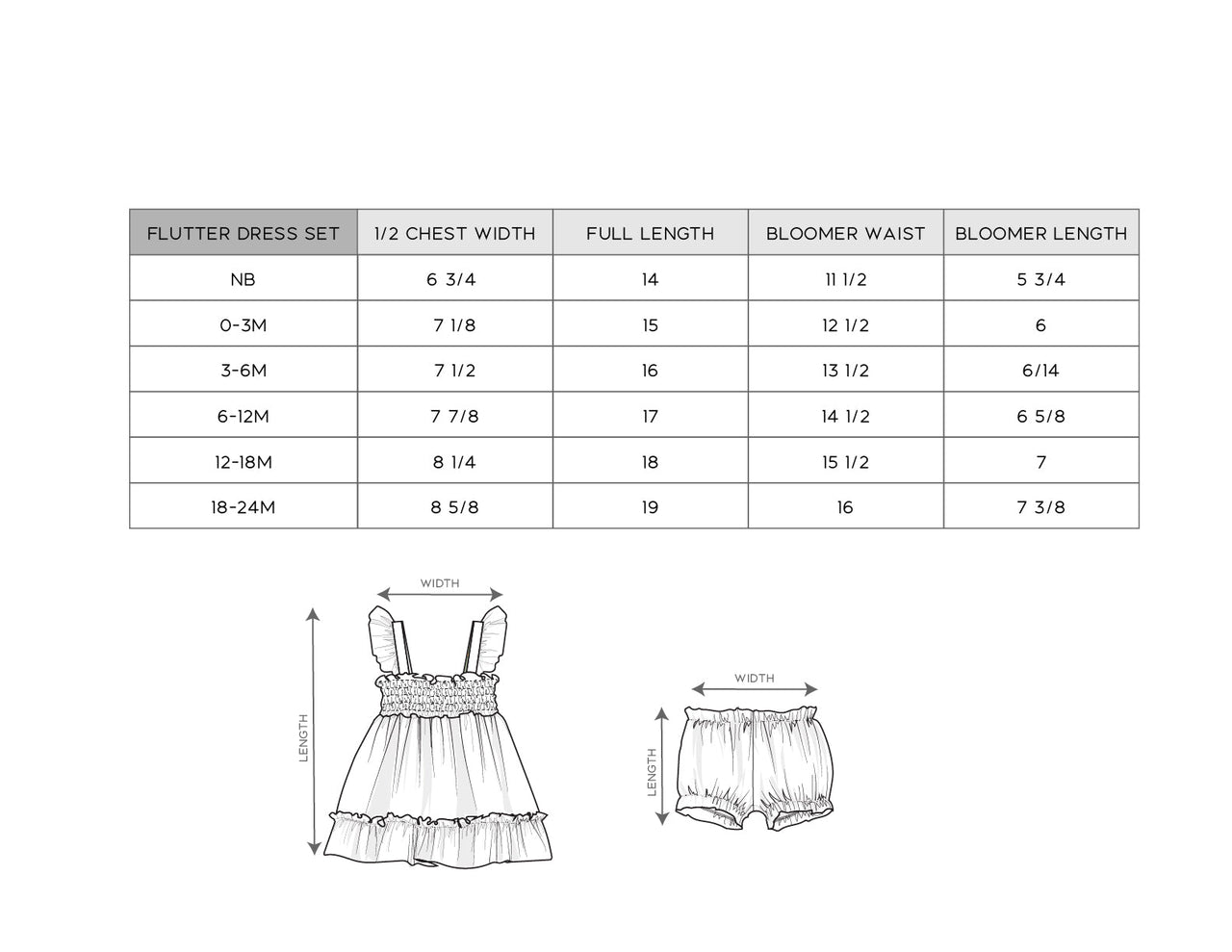 Baby Girl Flutter Dress Set | Peachy Blush