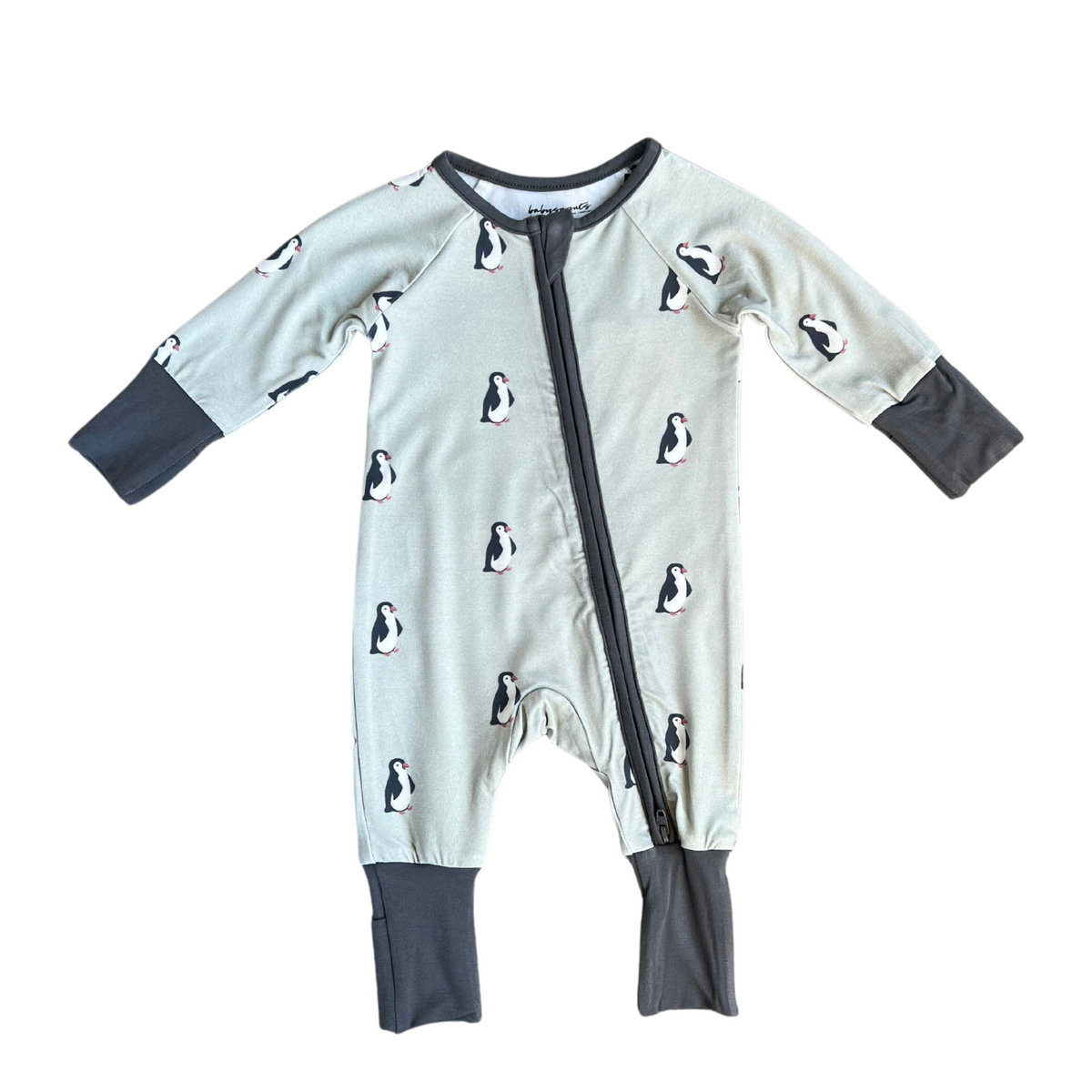 Baby Footless Romper | Penguin