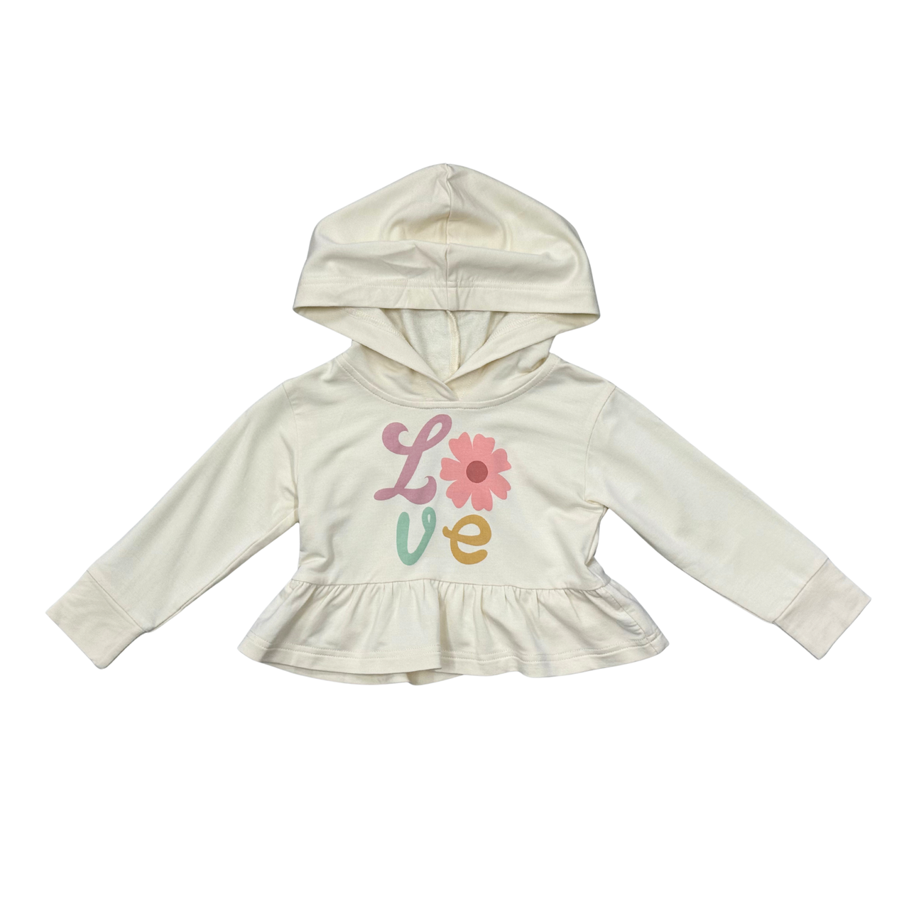 Girl's Peplum Hoodie | Daisy Love