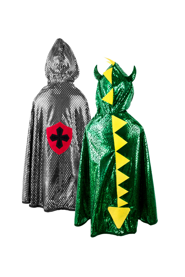 Dragon Knight Reversible Cape | Size 5/6