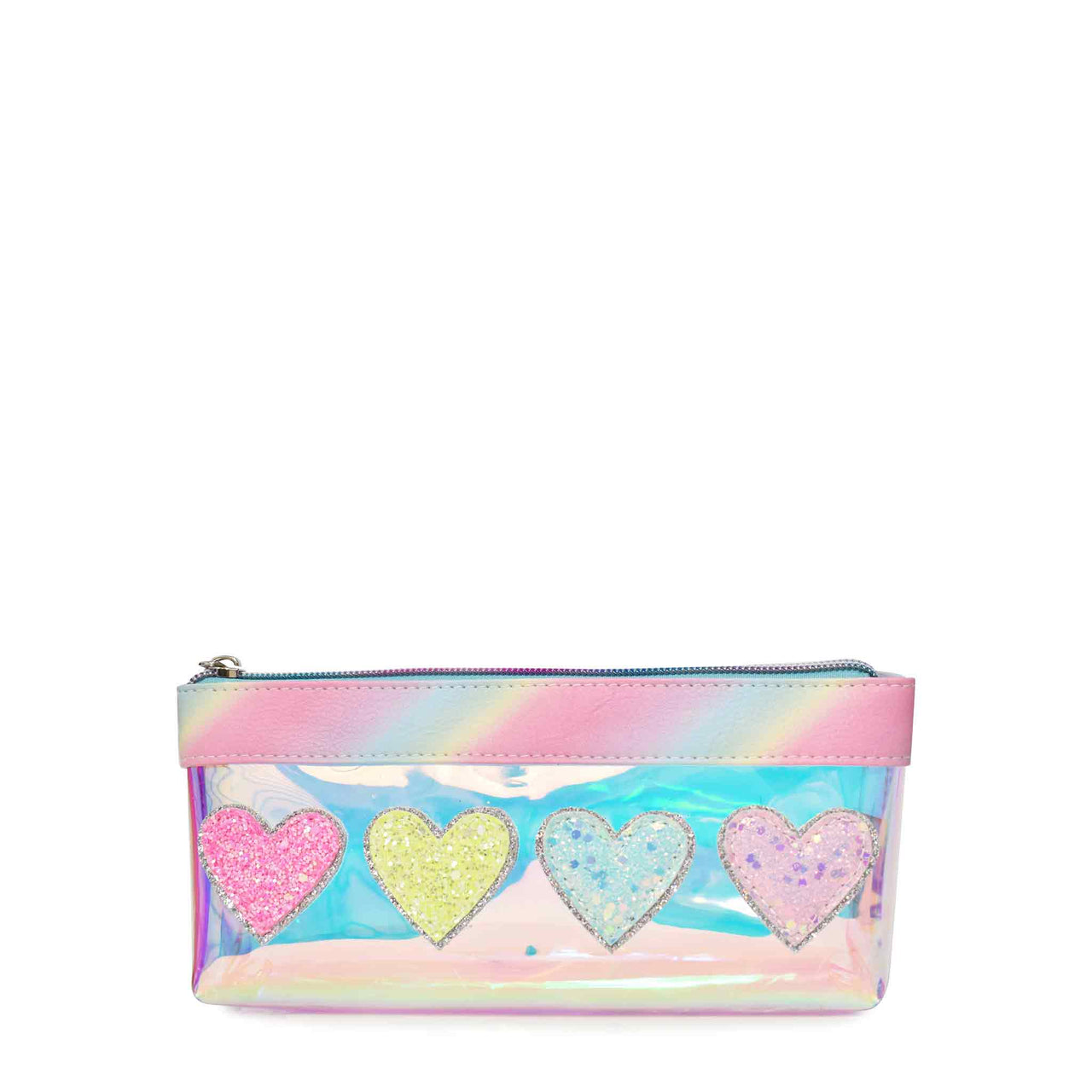 Glazed Hearts Clear Mini Pouch