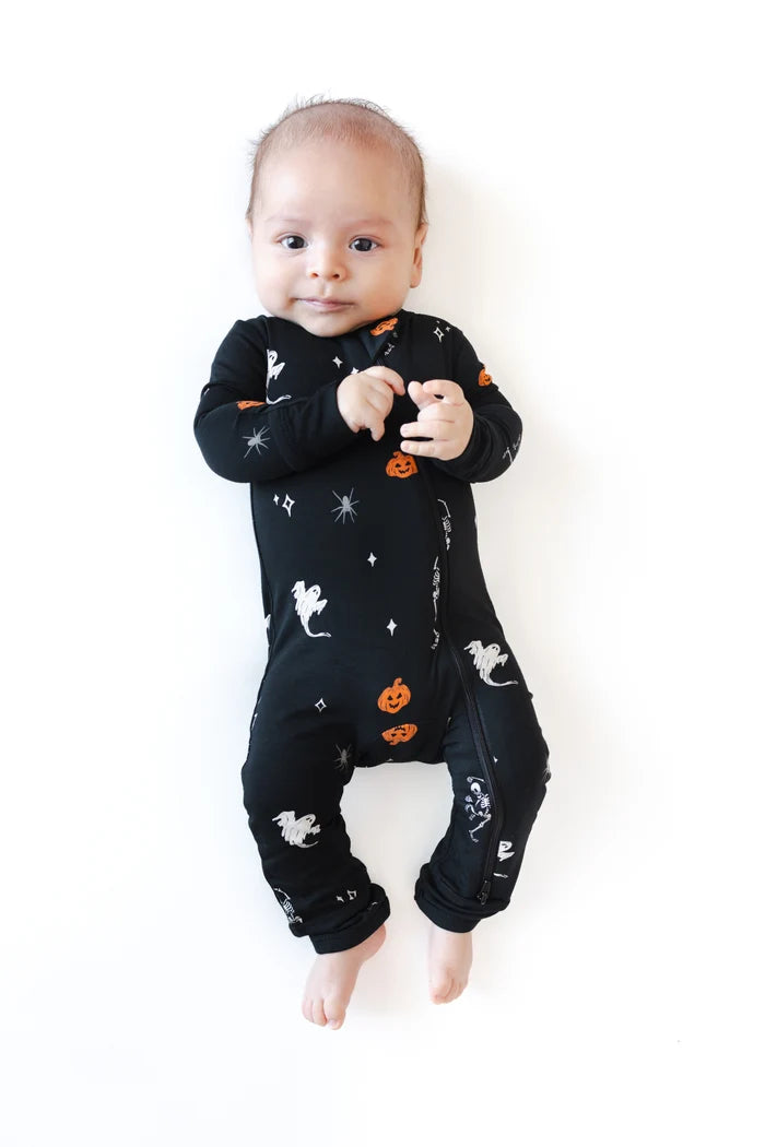 Zippered Romper | Halloween Friends