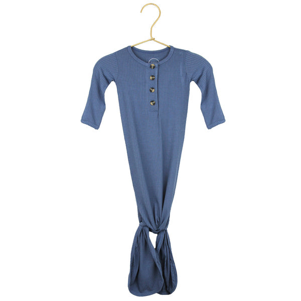 Ribbed Knotted Gown