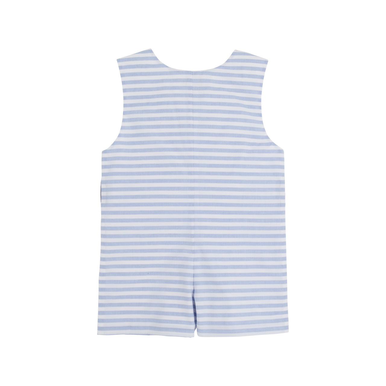Jack Keene Jon Jon | Park City Periwinkle Stripe with Nantucket Navy & Richmond Red Buttons