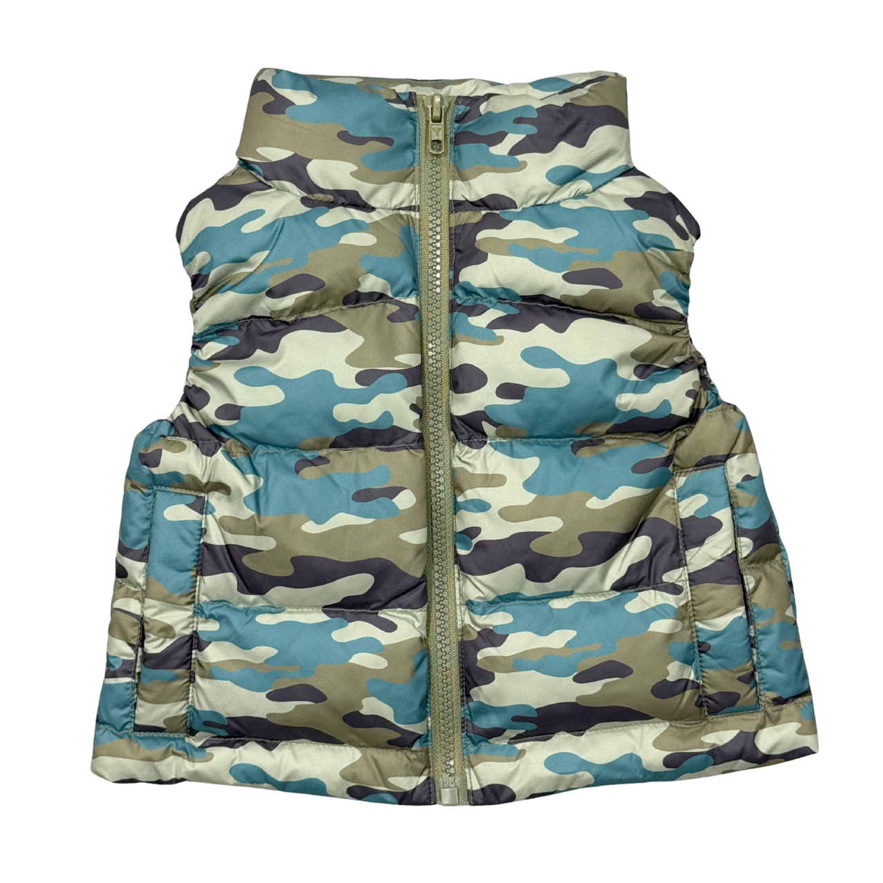 Kid's Puffer Vest | Camouflage