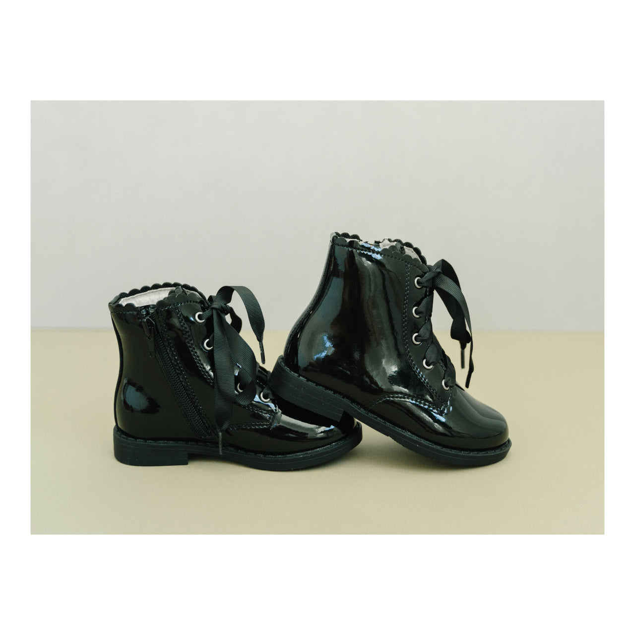 Josephine Scallop Boot | Black