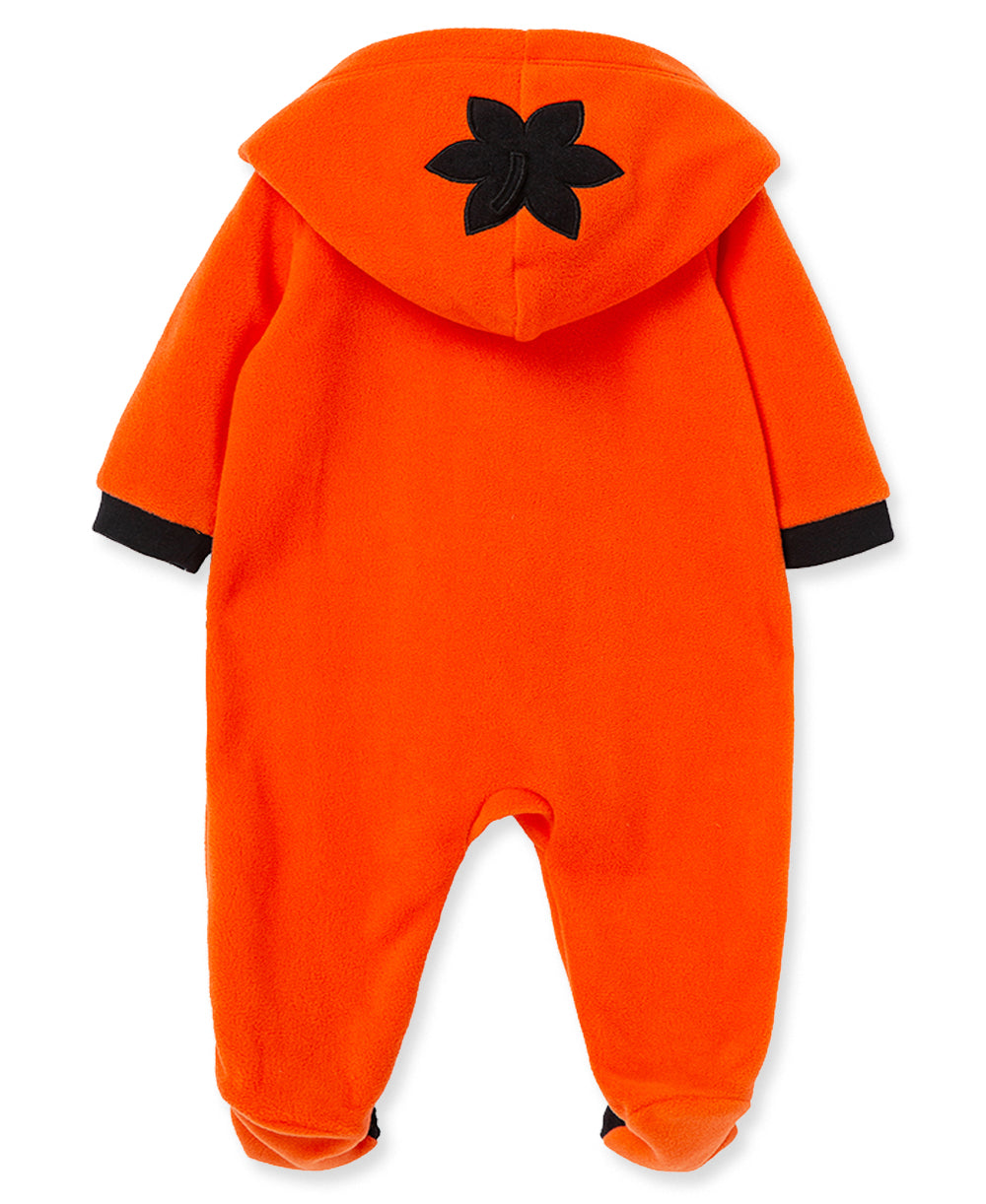 Pumpkin Fleece Footie **FINAL SALE**
