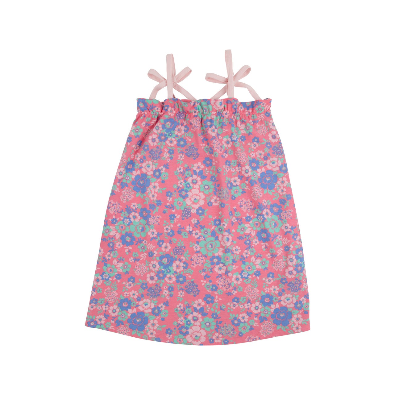 Lainey's Little Dress | Mt. Paron Mini Floral with Palm Beach Pink