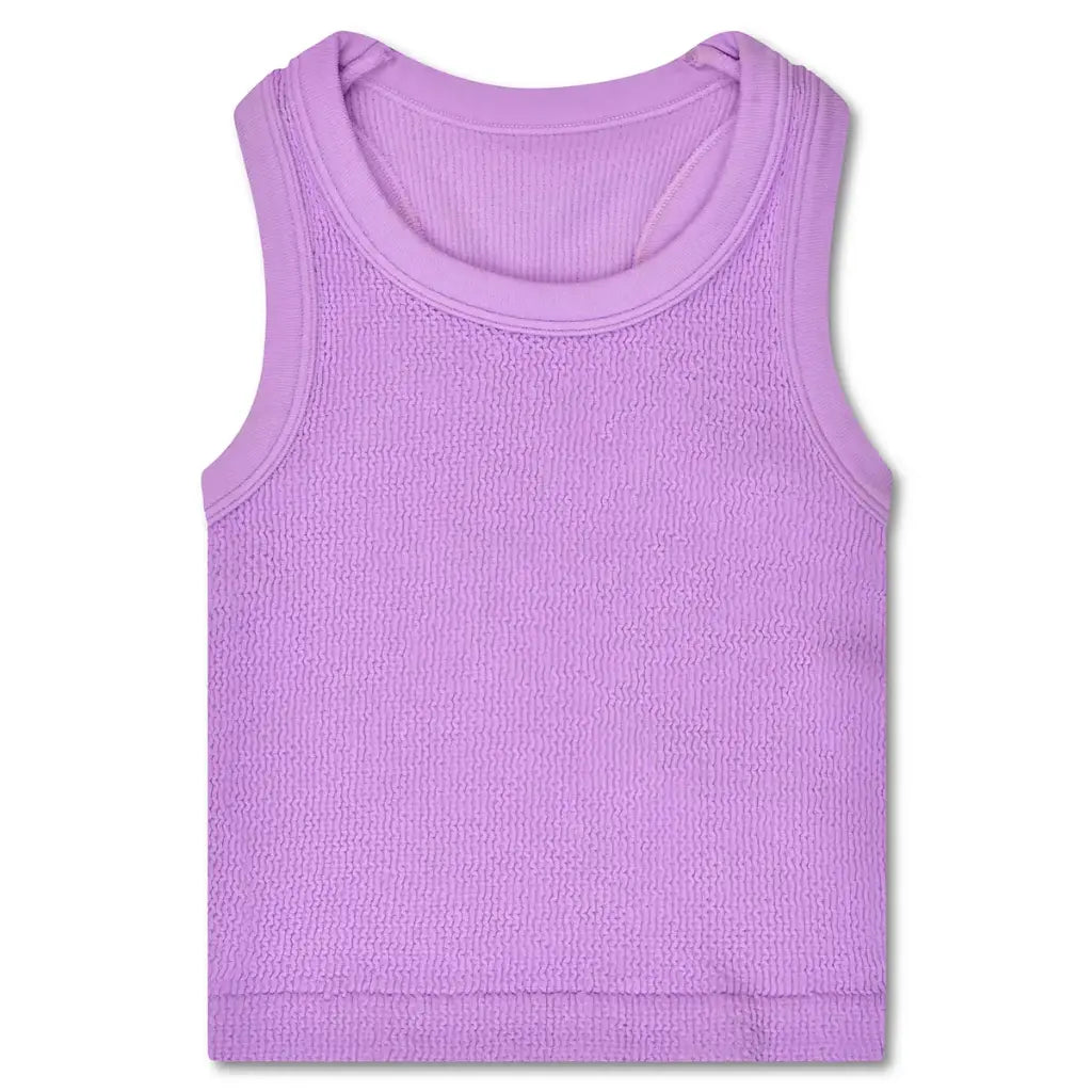 Smocked Racerback Tank Top