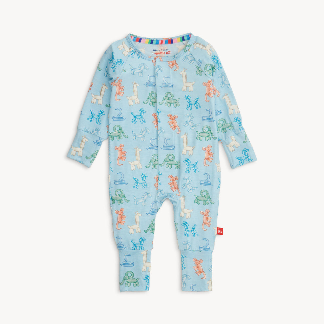 Magnetic Me Convertible Coverall | Blue Party Animals Glow in the Dark