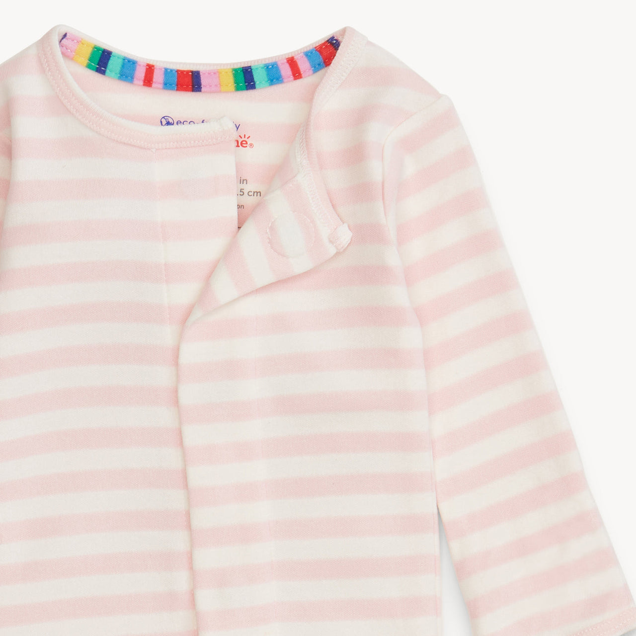Magnetic Me Convertible Coverall | Pink Stripe Organic Cotton