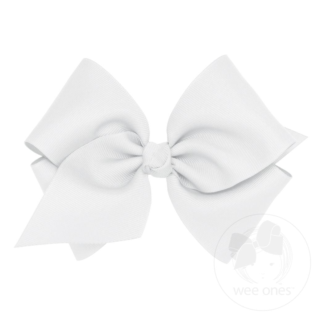 Mini King Classic Grosgrain Hair Bow (Knot Wrap)
