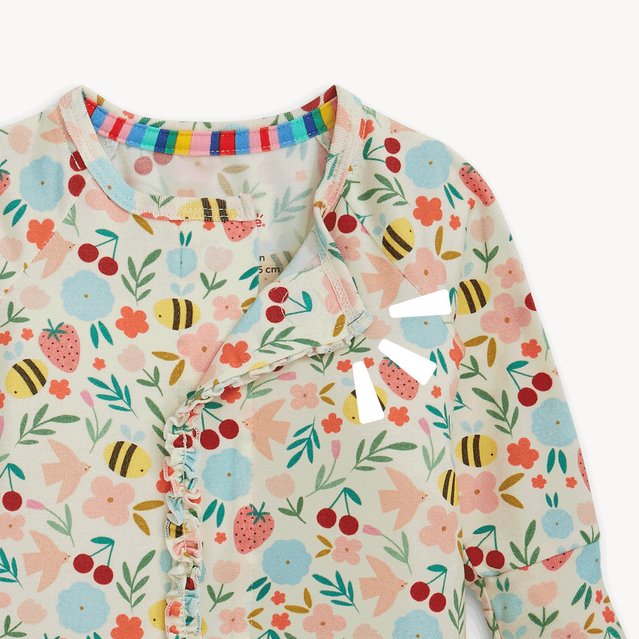 Convertible Ruffle Coverall | Honey Blossom