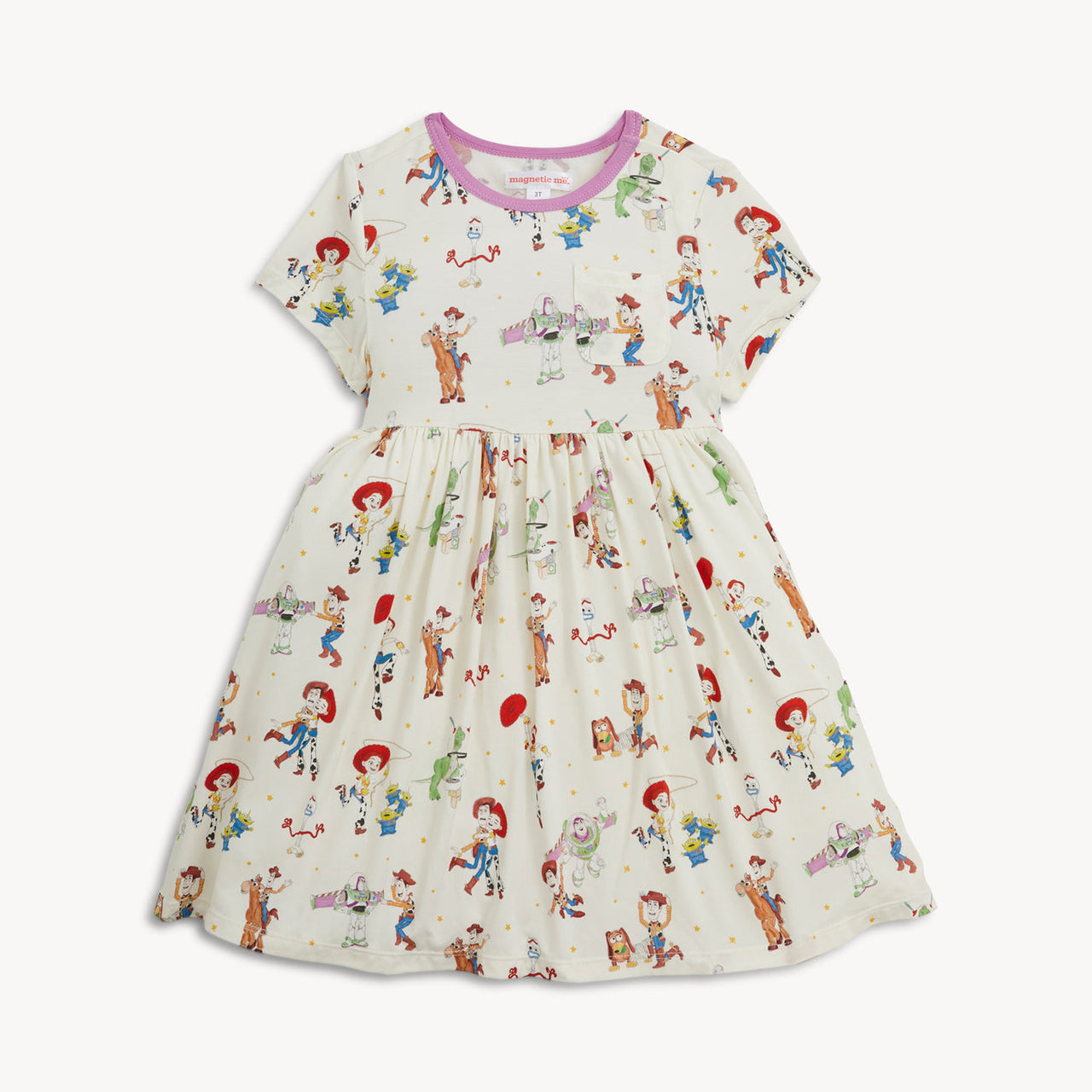 Short Sleeve Dress | Toy Story Woody & Friends