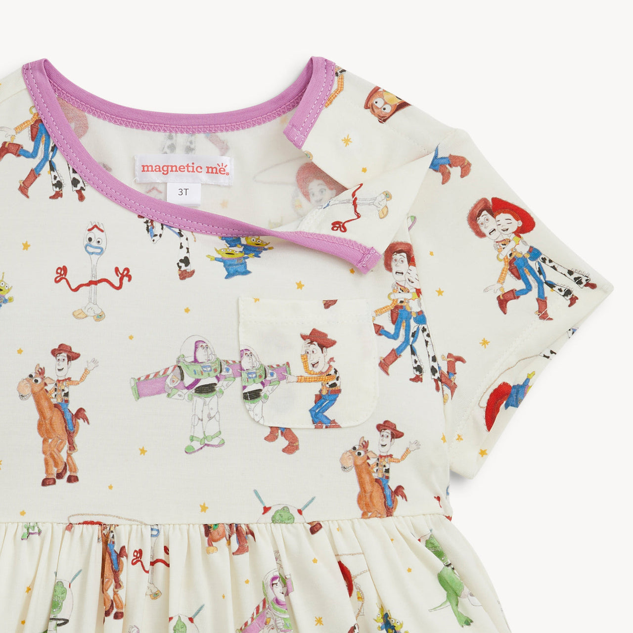 Short Sleeve Dress | Toy Story Woody & Friends