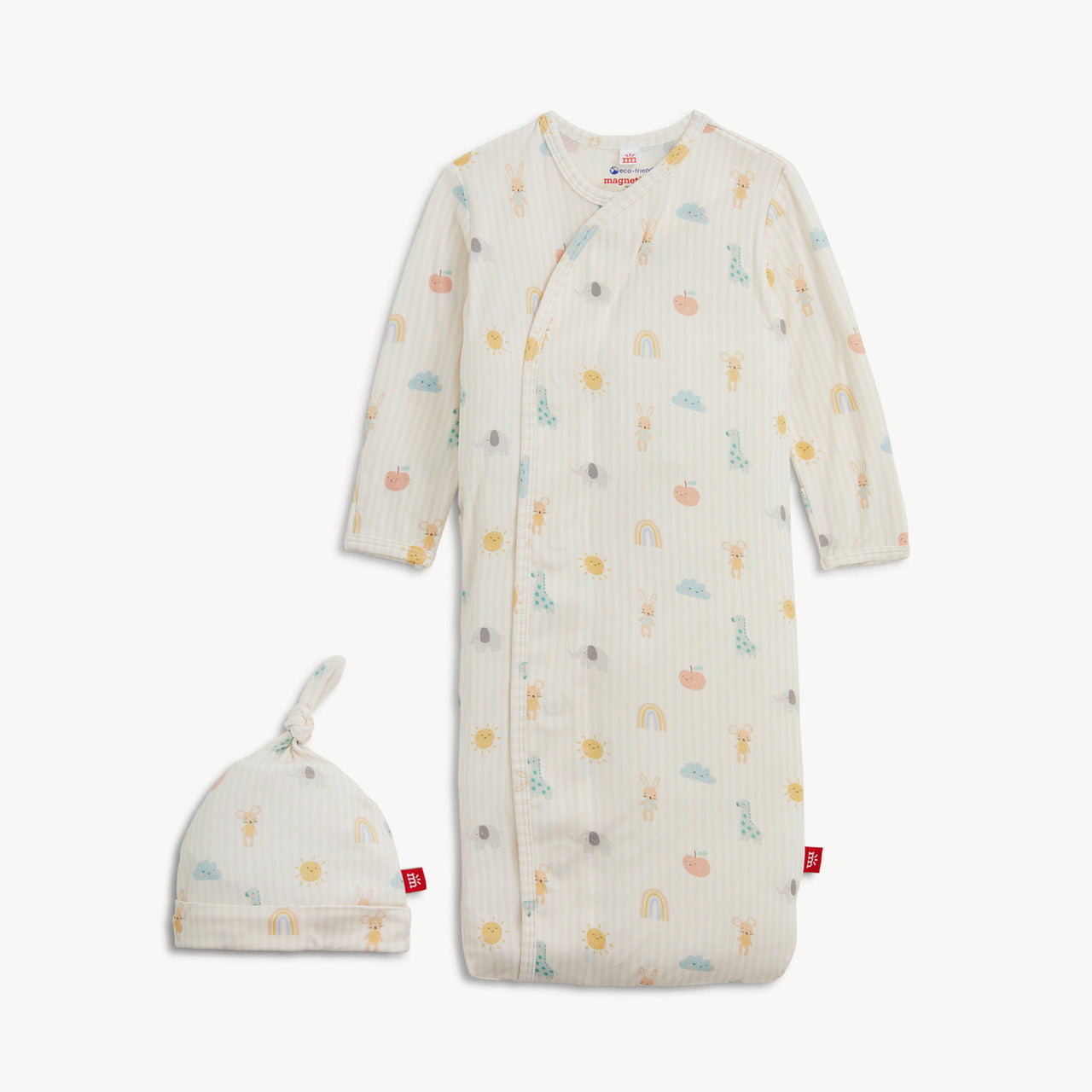 Modal Magnetic Gown + Hat Set | Lullaby Sky Pink