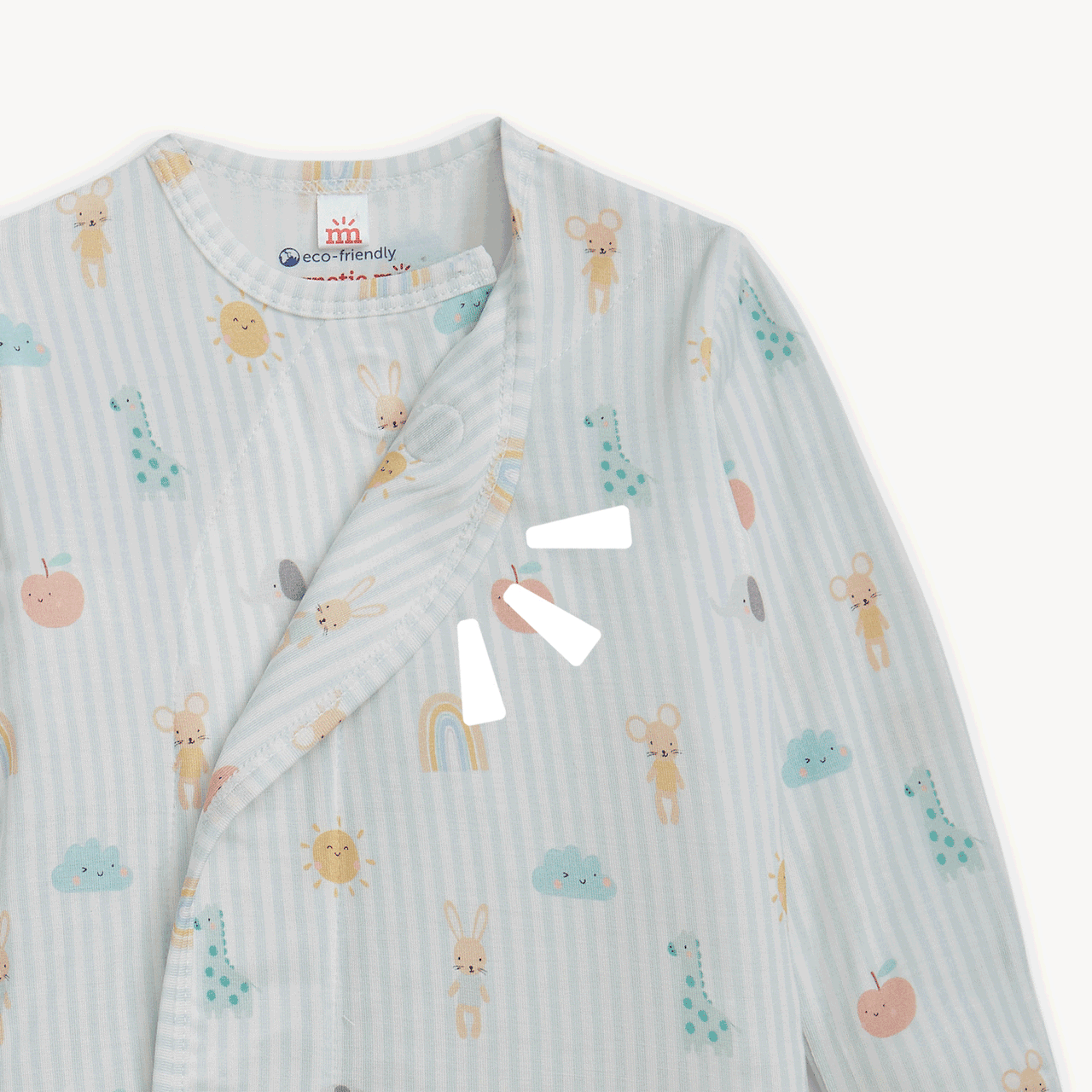 Modal Magnetic Gown + Hat Set | Lullaby Sky Blue