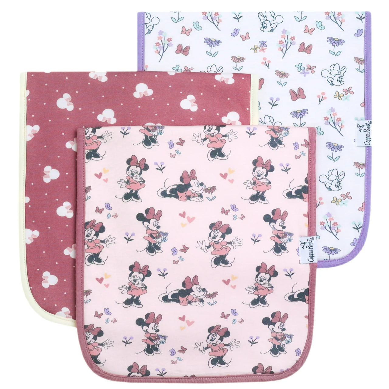 Minnie Mouse Burp Cloths