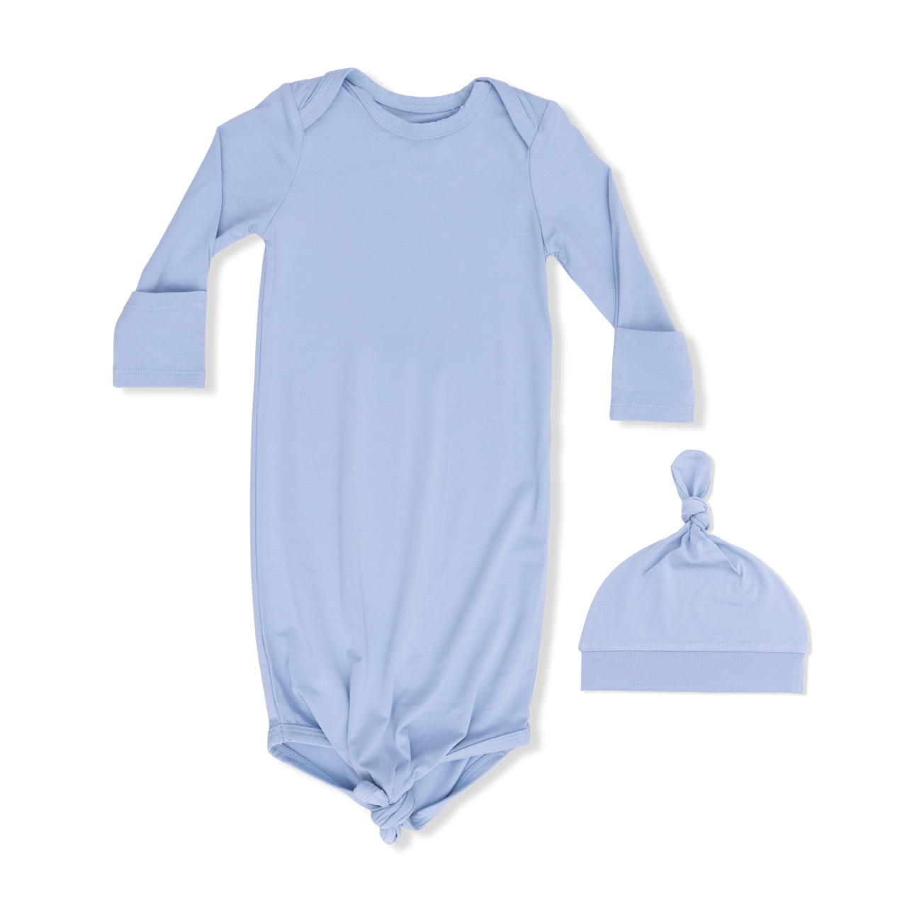 Knotted Gown and Hat Set