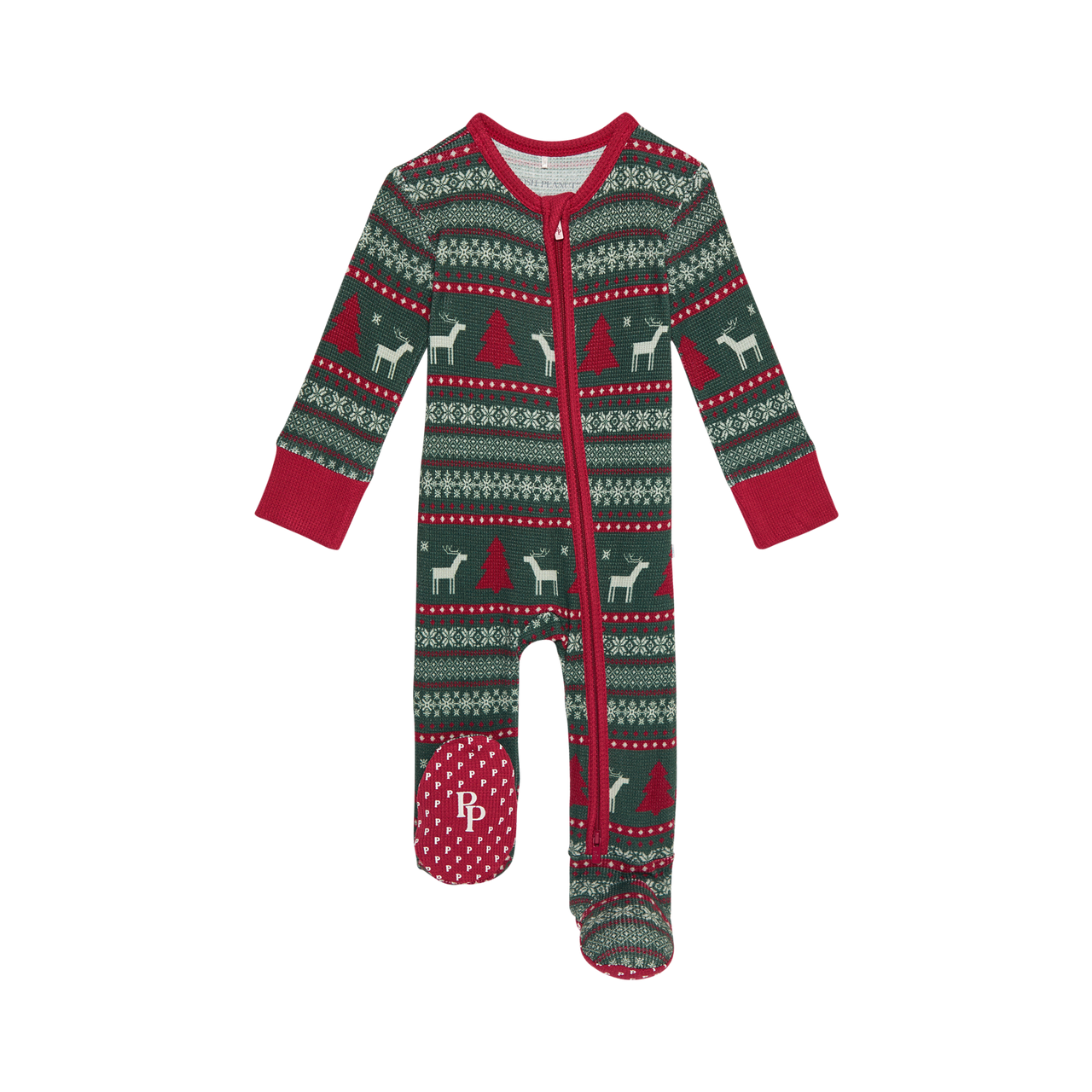 Footie Zippered One Piece | Holiday Fair