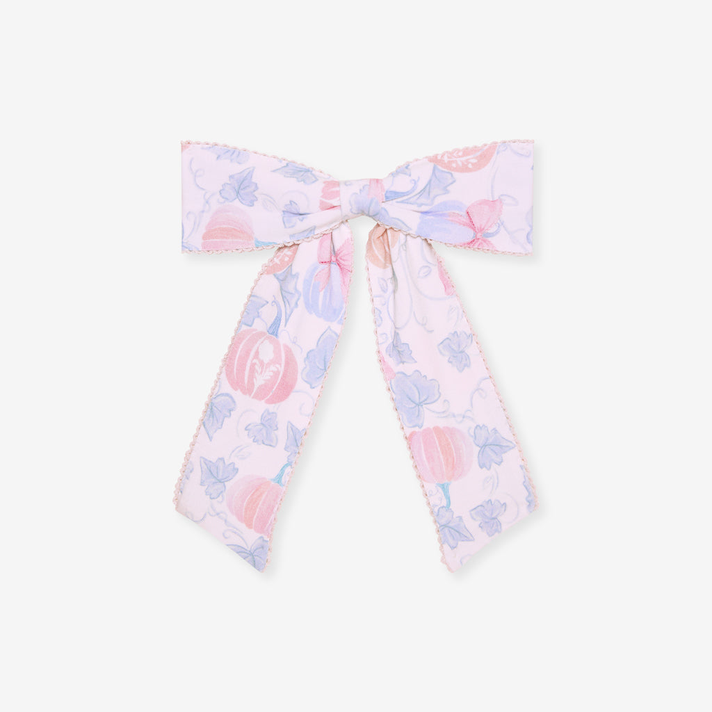 Picot Luxe Bow Hair Clip | Posh Pumpkin
