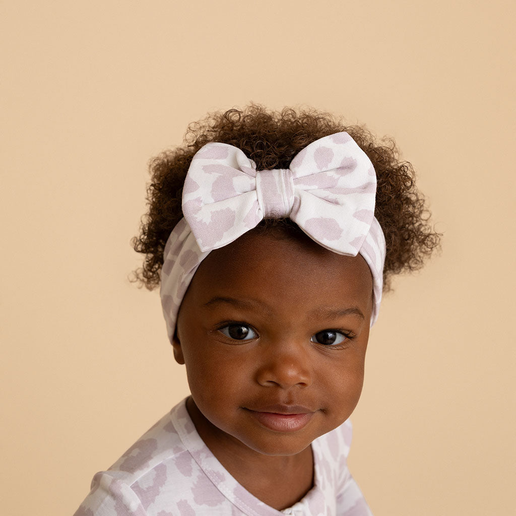 Luxe Bow Headwrap | Laurel Leopard