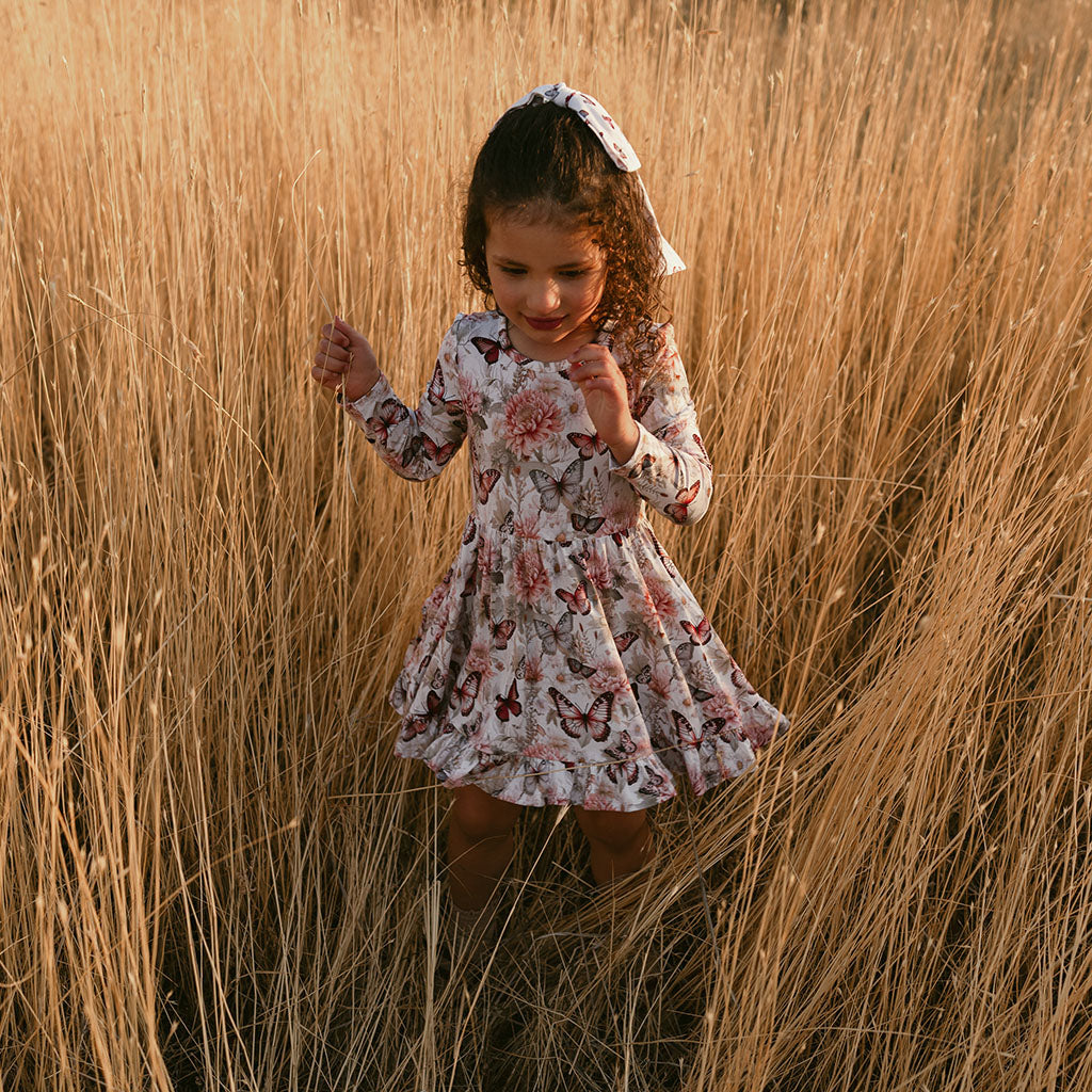 Ruffled Twirl Dress | Leanne