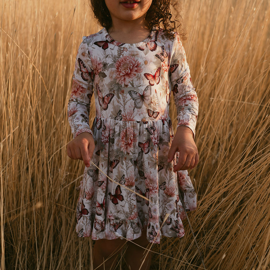 Ruffled Twirl Dress | Leanne