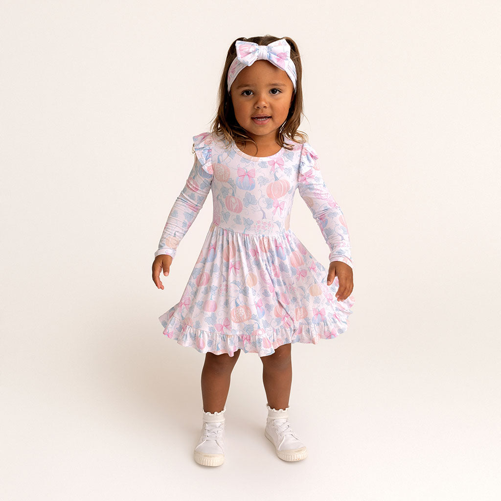 Ruffled Twirl Dress | Posh Pumpkins