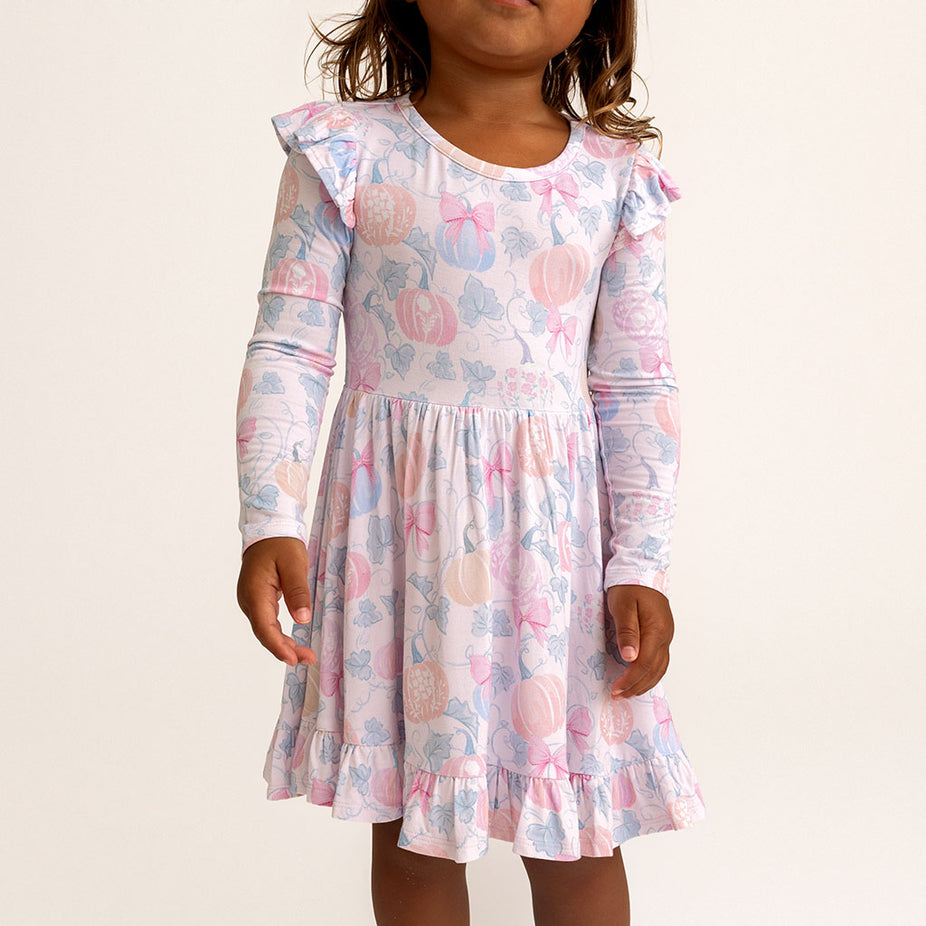 Ruffled Twirl Dress | Posh Pumpkins