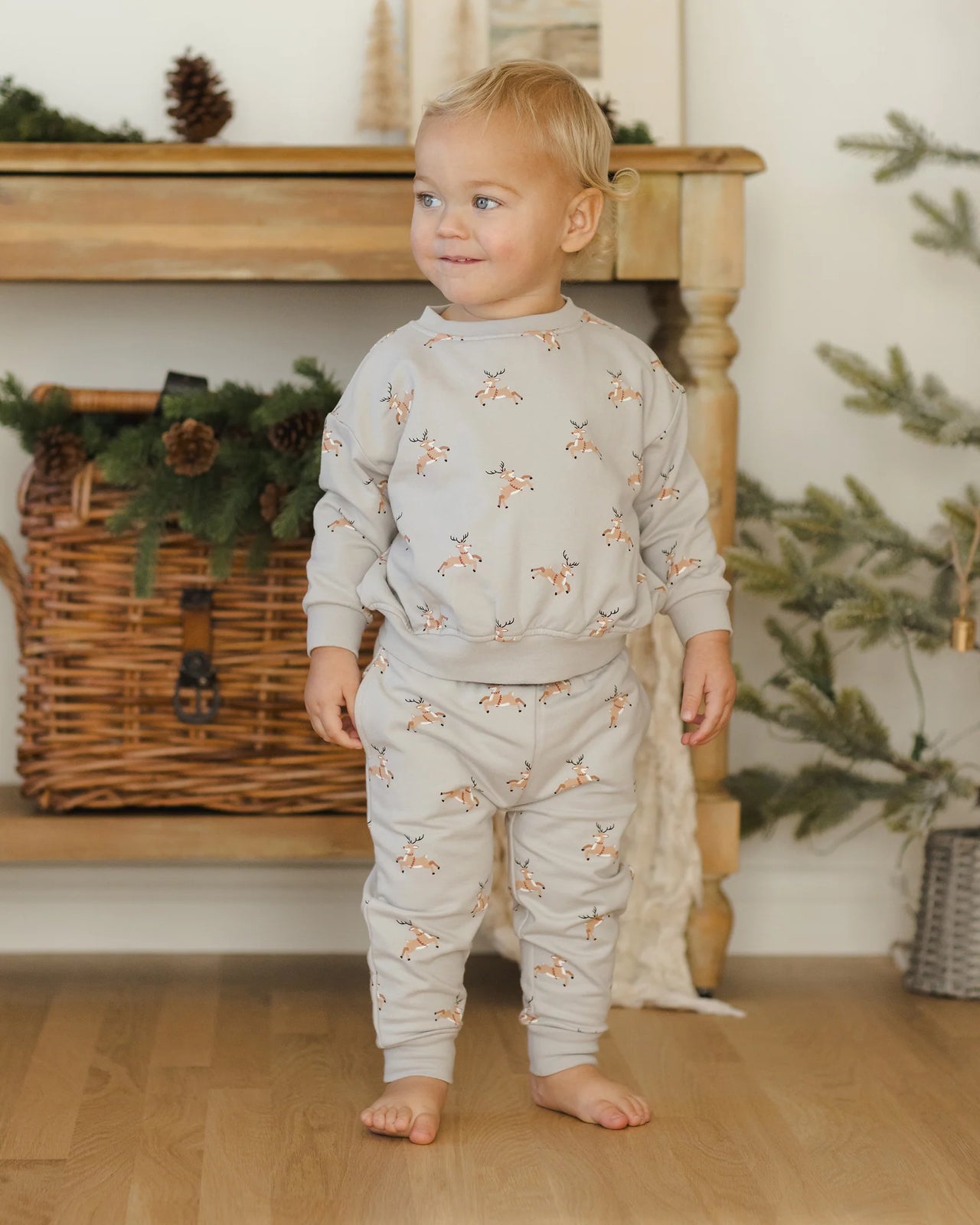 Relaxed Fleece Sweatpants | Reindeer