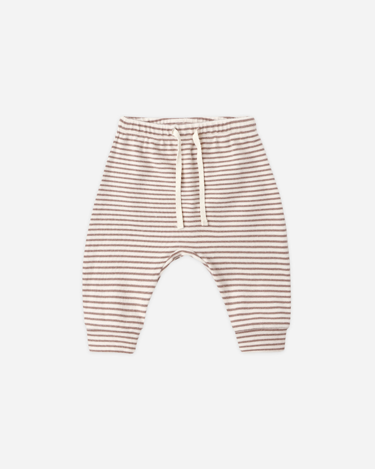 Drawstring Pants | Cocoa Microstripe