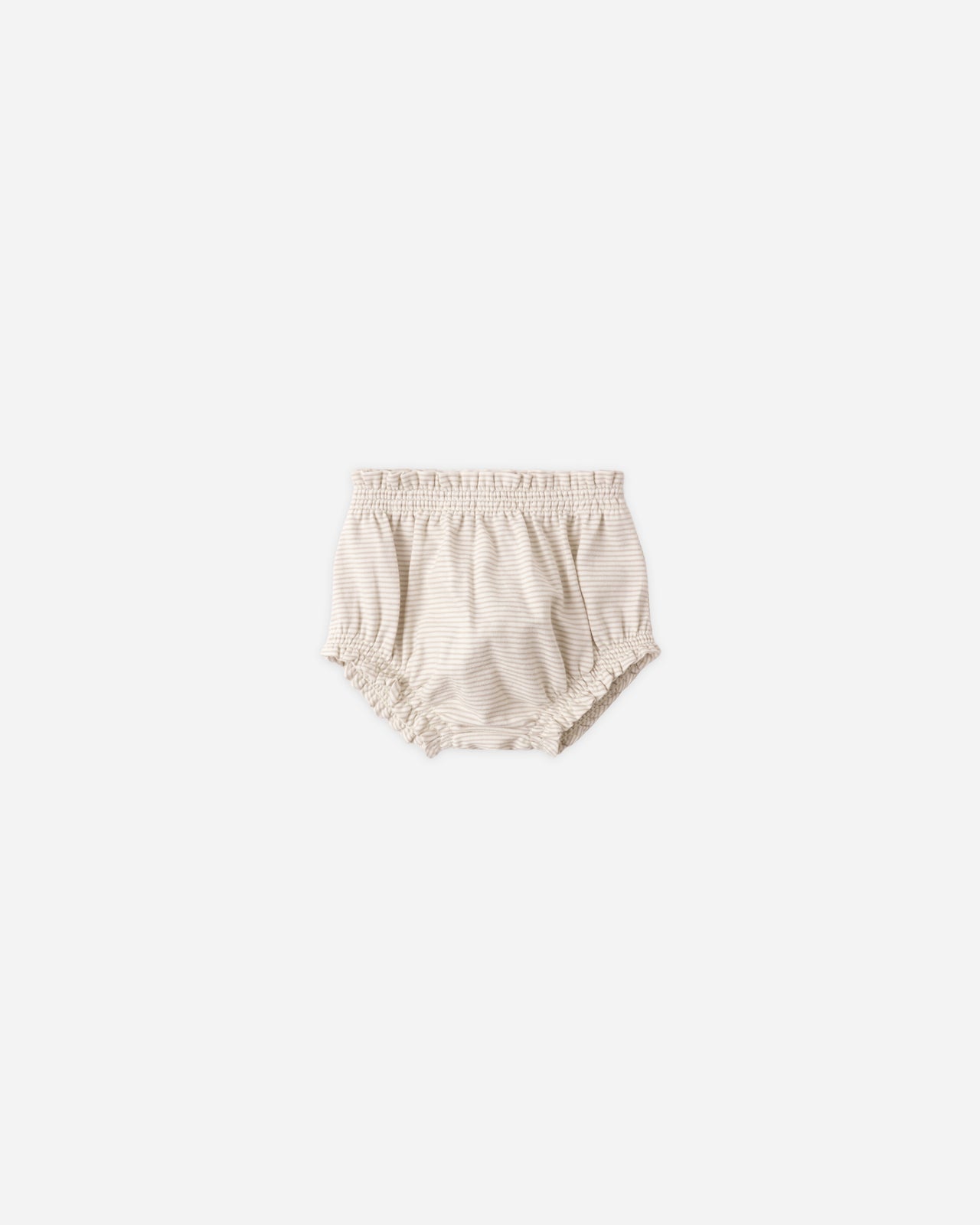 Gathered Bloomer | Oat Micro Stripe