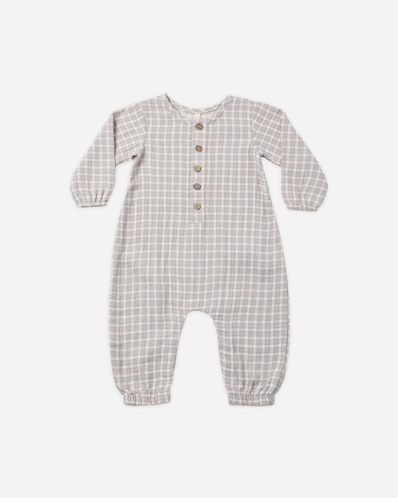 Woven Jumpsuit || Blue Gingham