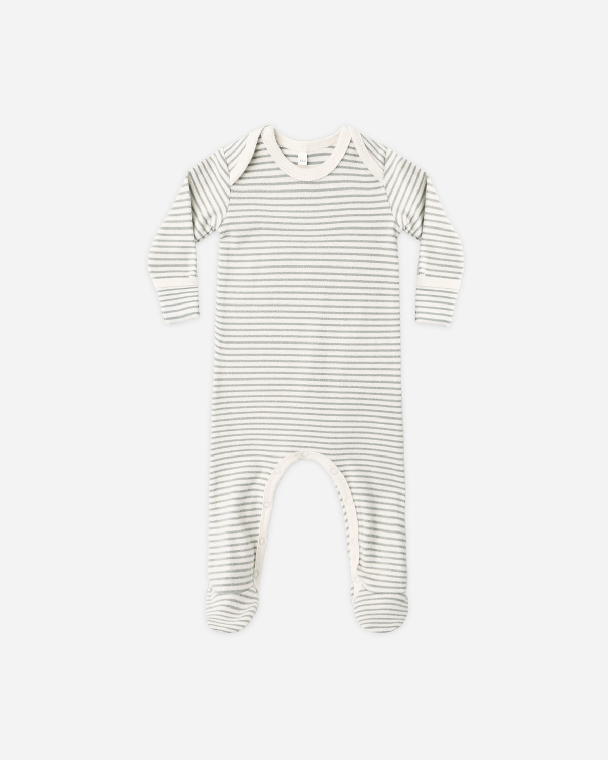 Baby Footie | Laurel Microstripe