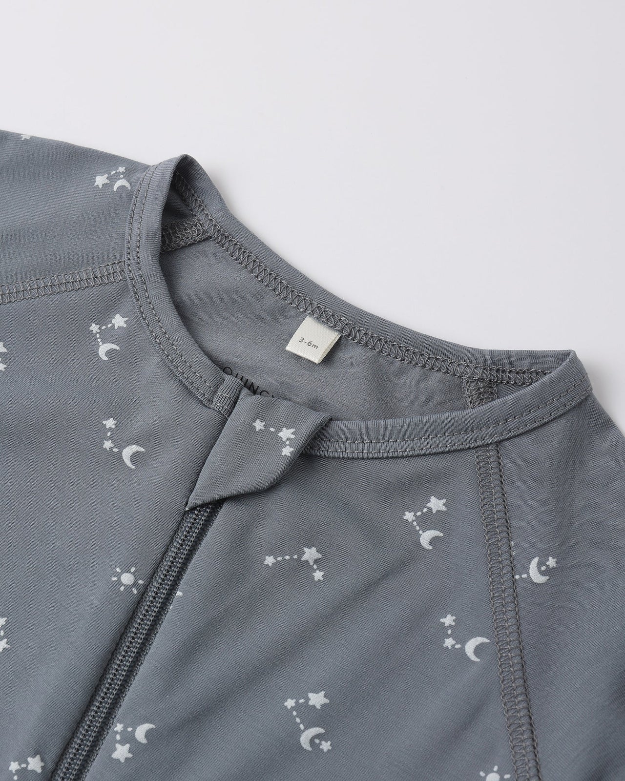 Bamboo Zip Footie | Starlight